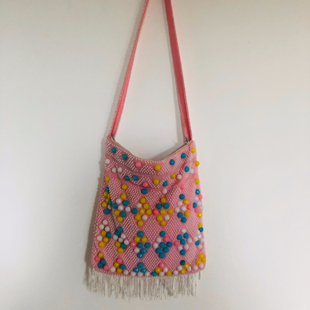 VINTAGE 80s Gumdrop Beaded Bag 🍡